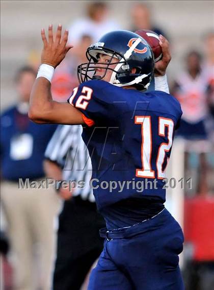 Thumbnail 3 in Cypress vs. Garces (Mission Viejo Football Classic) photogallery.