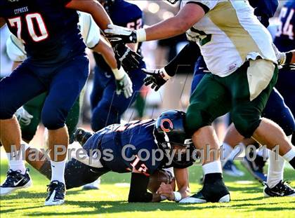 Thumbnail 2 in Cypress vs. Garces (Mission Viejo Football Classic) photogallery.