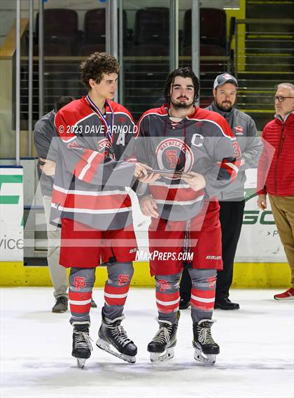 Thumbnail 2 in Thornton Academy vs. Freeport (MPA Class A State Final) photogallery.