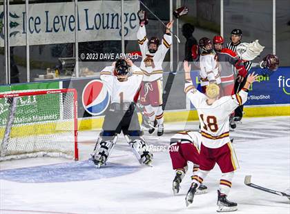 Thumbnail 2 in Thornton Academy vs. Freeport (MPA Class A State Final) photogallery.