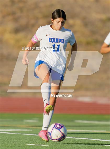Thumbnail 2 in Equipo Academy vs Virgin Valley (NIAA 3A Southern Region Playoffs) photogallery.