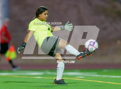 Thumbnail 1 in Equipo Academy vs Virgin Valley (NIAA 3A Southern Region Playoffs) photogallery.