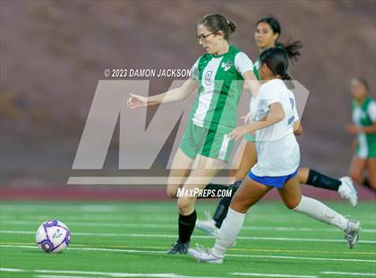 Thumbnail 3 in Equipo Academy vs Virgin Valley (NIAA 3A Southern Region Playoffs) photogallery.