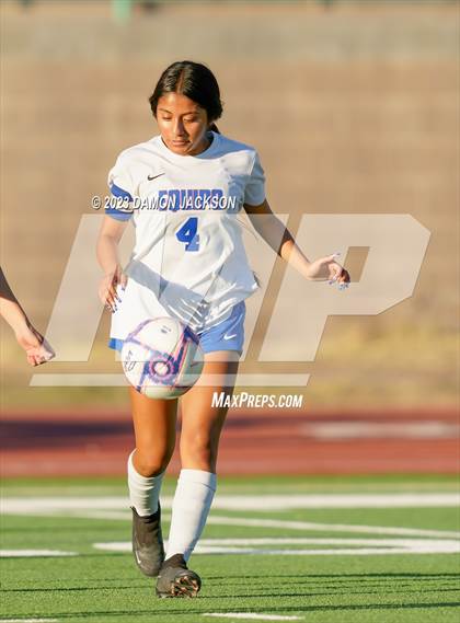 Thumbnail 3 in Equipo Academy vs Virgin Valley (NIAA 3A Southern Region Playoffs) photogallery.