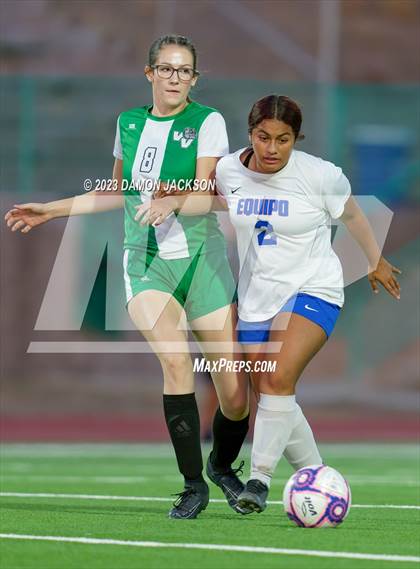 Thumbnail 3 in Equipo Academy vs Virgin Valley (NIAA 3A Southern Region Playoffs) photogallery.