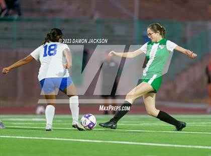 Thumbnail 3 in Equipo Academy vs Virgin Valley (NIAA 3A Southern Region Playoffs) photogallery.