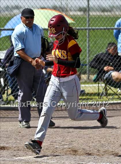 Thumbnail 3 in Golden Valley vs Mira Monte (Mira Monte Invitational) photogallery.