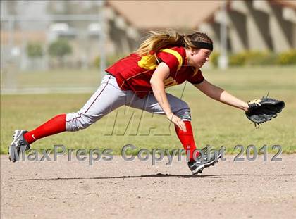 Thumbnail 2 in Golden Valley vs Mira Monte (Mira Monte Invitational) photogallery.