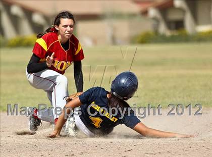 Thumbnail 2 in Golden Valley vs Mira Monte (Mira Monte Invitational) photogallery.