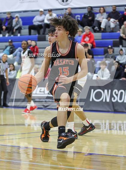 Thumbnail 1 in Veritas Academy vs. Wasatch Academy (5 for the Fight National Hoopfest) photogallery.