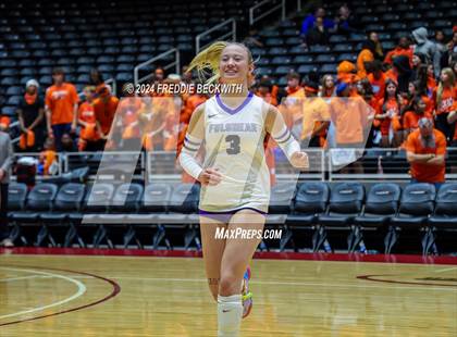 Thumbnail 2 in Grand Oaks vs. Fulshear (UIL 6A Volleyball Division I Final) photogallery.