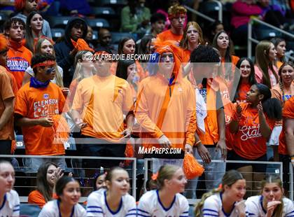 Thumbnail 3 in Grand Oaks vs. Fulshear (UIL 6A Volleyball Division I Final) photogallery.
