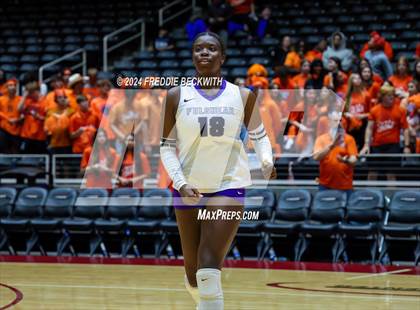 Thumbnail 2 in Grand Oaks vs. Fulshear (UIL 6A Volleyball Division I Final) photogallery.