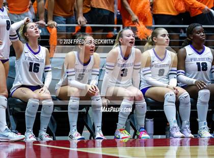Thumbnail 2 in Grand Oaks vs. Fulshear (UIL 6A Volleyball Division I Final) photogallery.