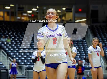 Thumbnail 2 in Grand Oaks vs. Fulshear (UIL 6A Volleyball Division I Final) photogallery.