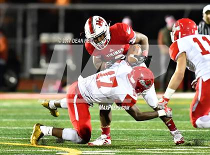 Thumbnail 1 in Naperville Central @ Homewood-Flossmoor (IHSA Class 8A 2nd Round Playoffs) photogallery.