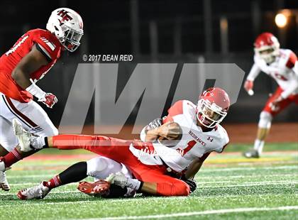 Thumbnail 3 in Naperville Central @ Homewood-Flossmoor (IHSA Class 8A 2nd Round Playoffs) photogallery.