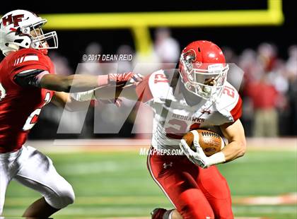 Thumbnail 2 in Naperville Central @ Homewood-Flossmoor (IHSA Class 8A 2nd Round Playoffs) photogallery.