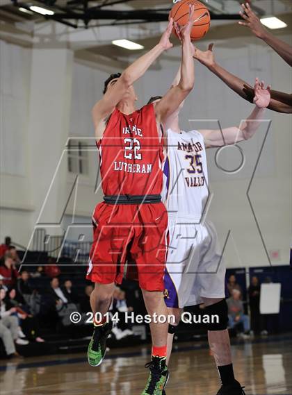 Thumbnail 1 in Orange Lutheran vs. Amador Valley (Orange Holiday Classic) photogallery.
