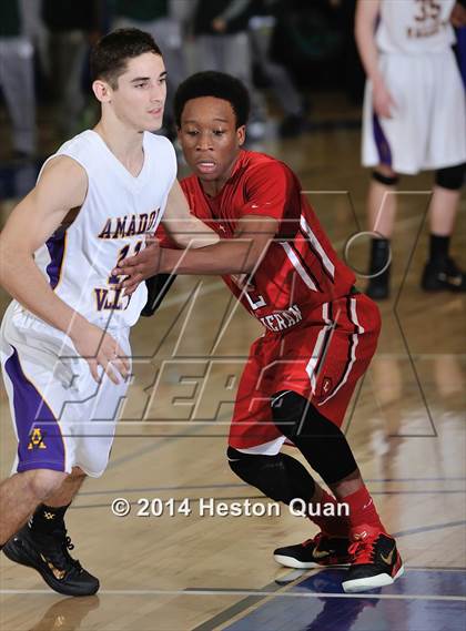 Thumbnail 1 in Orange Lutheran vs. Amador Valley (Orange Holiday Classic) photogallery.
