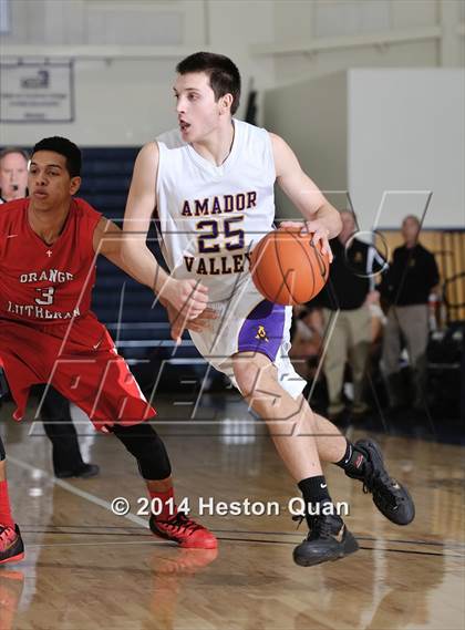 Thumbnail 3 in Orange Lutheran vs. Amador Valley (Orange Holiday Classic) photogallery.