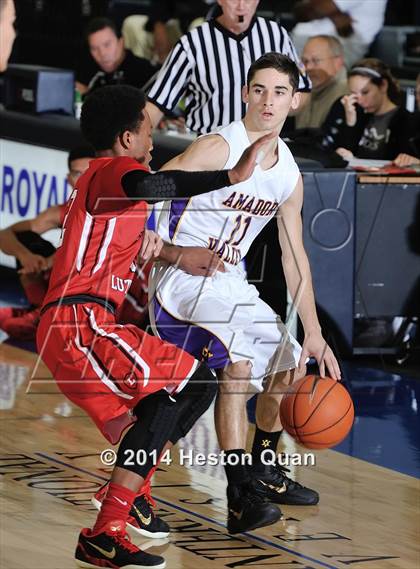 Thumbnail 2 in Orange Lutheran vs. Amador Valley (Orange Holiday Classic) photogallery.