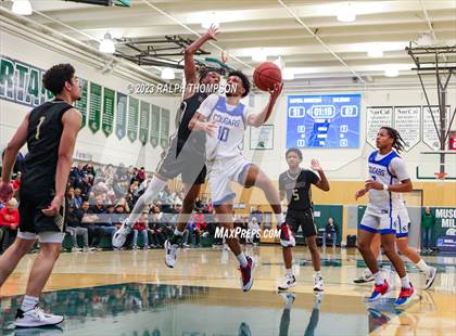 Thumbnail 3 in Salesian College Preparatory vs. Capital Christian (MLK Classic @ De La Salle) photogallery.