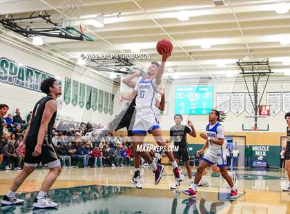 Thumbnail 1 in Salesian College Preparatory vs. Capital Christian (MLK Classic @ De La Salle) photogallery.