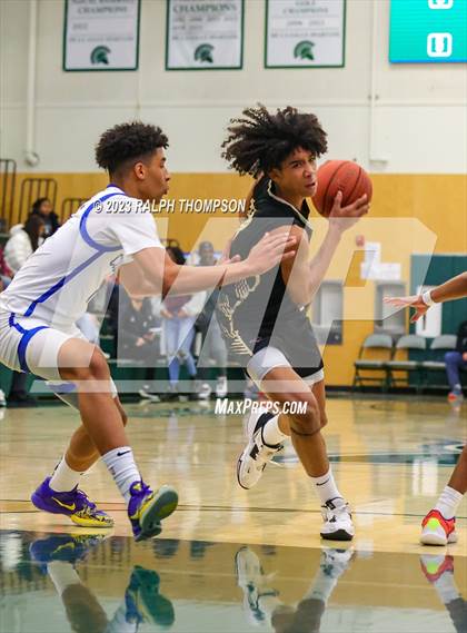 Thumbnail 2 in Salesian College Preparatory vs. Capital Christian (MLK Classic @ De La Salle) photogallery.