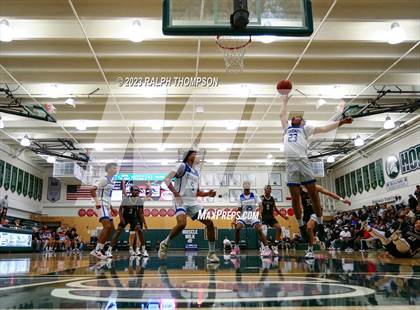 Thumbnail 2 in Salesian College Preparatory vs. Capital Christian (MLK Classic @ De La Salle) photogallery.