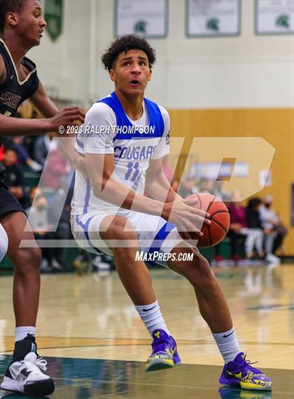 Thumbnail 3 in Salesian College Preparatory vs. Capital Christian (MLK Classic @ De La Salle) photogallery.