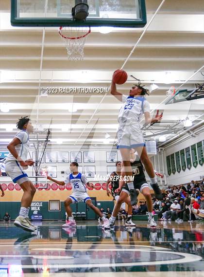 Thumbnail 3 in Salesian College Preparatory vs. Capital Christian (MLK Classic @ De La Salle) photogallery.