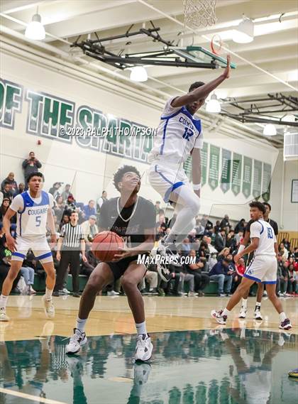 Thumbnail 3 in Salesian College Preparatory vs. Capital Christian (MLK Classic @ De La Salle) photogallery.