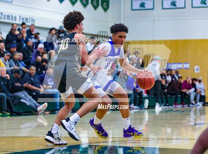 Thumbnail 2 in Salesian College Preparatory vs. Capital Christian (MLK Classic @ De La Salle) photogallery.