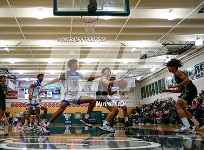 Thumbnail 1 in Salesian College Preparatory vs. Capital Christian (MLK Classic @ De La Salle) photogallery.