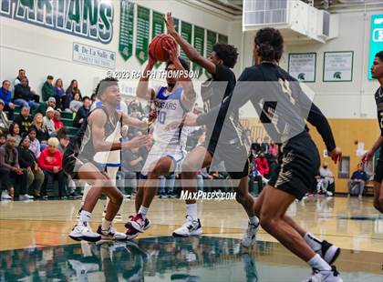 Thumbnail 1 in Salesian College Preparatory vs. Capital Christian (MLK Classic @ De La Salle) photogallery.