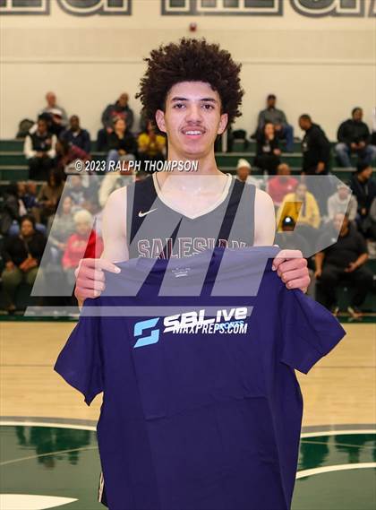 Thumbnail 2 in Salesian College Preparatory vs. Capital Christian (MLK Classic @ De La Salle) photogallery.