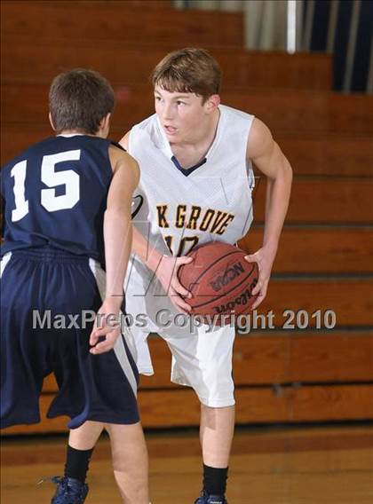 Thumbnail 1 in Vista del Lago vs. Elk Grove (Trojan Toss-Up) photogallery.