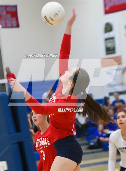 Thumbnail 3 in Chandler Prep vs. Scottsdale Christian Academy (AIA 2A Round 1 Playoff) photogallery.