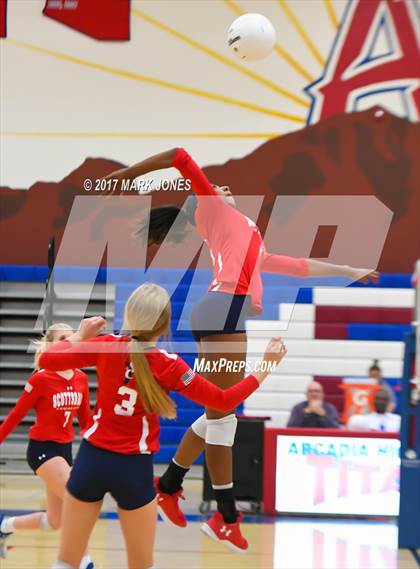 Thumbnail 3 in Chandler Prep vs. Scottsdale Christian Academy (AIA 2A Round 1 Playoff) photogallery.