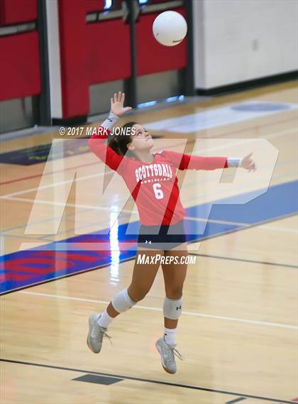 Thumbnail 2 in Chandler Prep vs. Scottsdale Christian Academy (AIA 2A Round 1 Playoff) photogallery.
