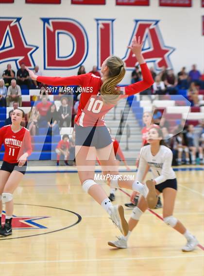 Thumbnail 3 in Chandler Prep vs. Scottsdale Christian Academy (AIA 2A Round 1 Playoff) photogallery.