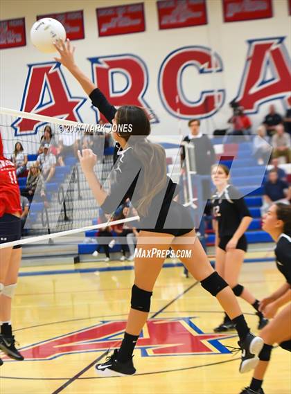 Thumbnail 1 in Chandler Prep vs. Scottsdale Christian Academy (AIA 2A Round 1 Playoff) photogallery.