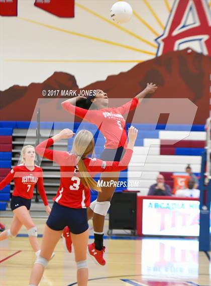 Thumbnail 2 in Chandler Prep vs. Scottsdale Christian Academy (AIA 2A Round 1 Playoff) photogallery.