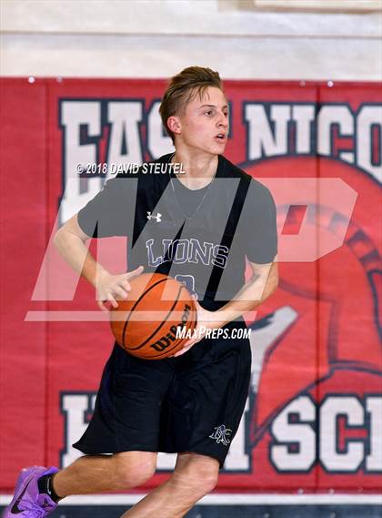 Thumbnail 3 in Redding Christian vs. East Nicolaus (Love of the Game) photogallery.