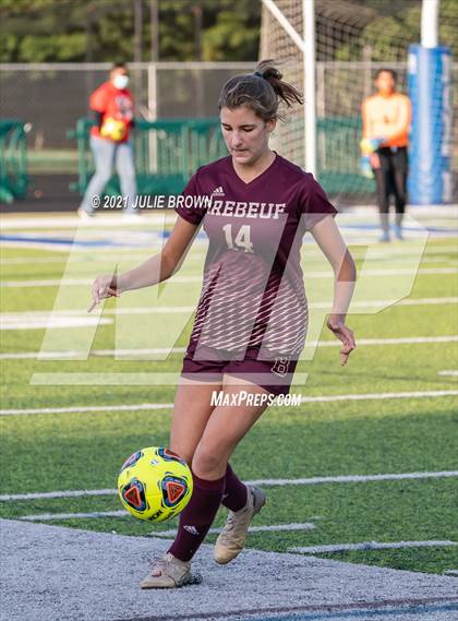 Thumbnail 3 in Indianapolis Cardinal Ritter vs. Brebeuf Jesuit Preparatory (IHSAA 2A Sectional Semi-final) photogallery.