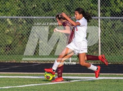 Thumbnail 3 in Indianapolis Cardinal Ritter vs. Brebeuf Jesuit Preparatory (IHSAA 2A Sectional Semi-final) photogallery.