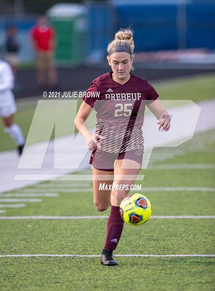 Thumbnail 2 in Indianapolis Cardinal Ritter vs. Brebeuf Jesuit Preparatory (IHSAA 2A Sectional Semi-final) photogallery.