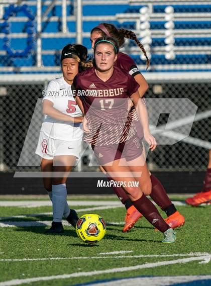 Thumbnail 3 in Indianapolis Cardinal Ritter vs. Brebeuf Jesuit Preparatory (IHSAA 2A Sectional Semi-final) photogallery.