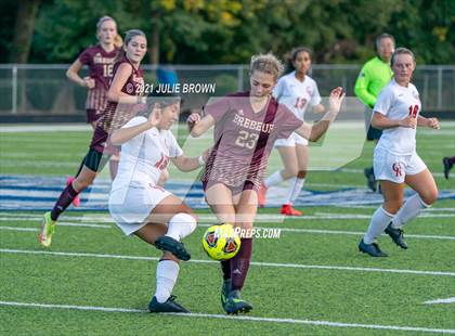 Thumbnail 2 in Indianapolis Cardinal Ritter vs. Brebeuf Jesuit Preparatory (IHSAA 2A Sectional Semi-final) photogallery.
